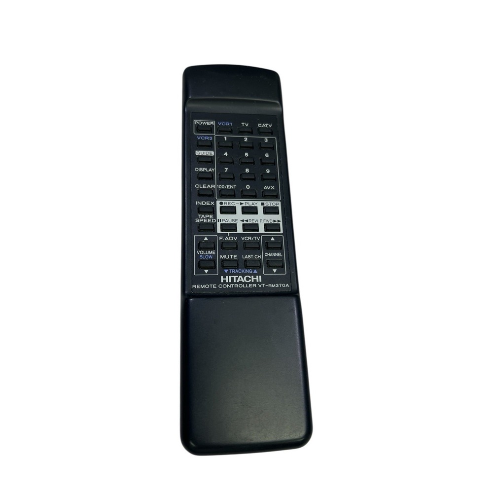 HITACHI REMOTE CONTROL‎ MODEL VT-RM370A - VCR -TESTED